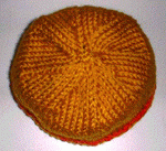 Simple Baby Hat Top View